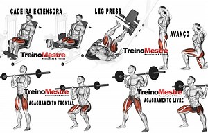 Os 8 Melhores Exercícios de Quadríceps para seu treino! (MAIS RESULTADOS)