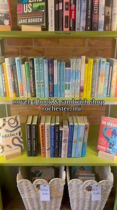 Come visit our cozy little shop with curated books and delicious sandwiches in downtown Rochester. #bookshop #sandwiches #metrodetroit #michigan #thingstodo | Novel: A Book & Sandwich Shop