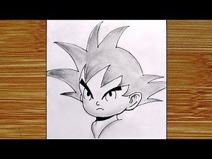 Goku Dragon ball Z | How to draw Goku step by step | Anime drawing step by step for beginners