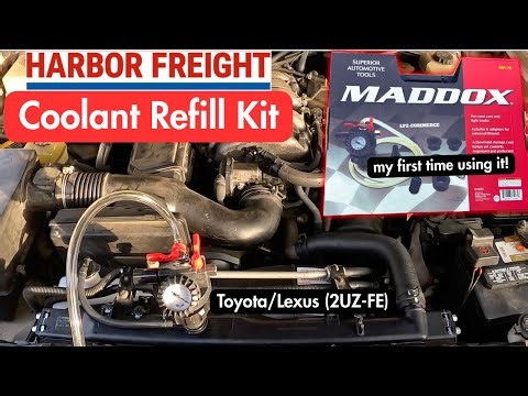 First Time Using MADDOX Coolant Refill Kit