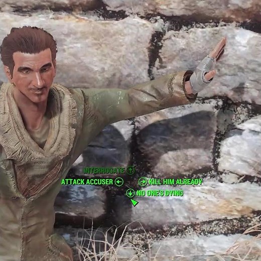 Which One is the Real Human? - Fallout 4 Random Encounter - Art vs. Art