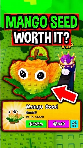 Rarest MANGO SEED in Plants Vs Brainrots..