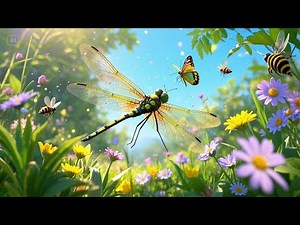 Itsy Bitsy Dragonfly | Fun Insect Song for Kids | Nursery Rhymes & Songs for Children