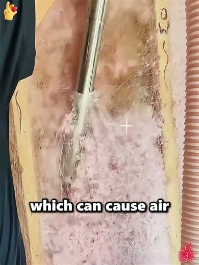 How blown-in insulation is installed #shorts