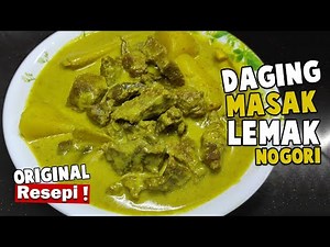 DAGING MASAK LEMAK NOGORI l RESEPI ORIGINAL