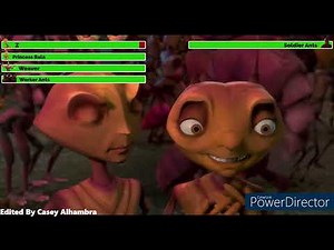 Antz (1998) Bar Brawl Scene with healthbars