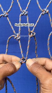 22K views · 4.6K reactions | easy knot for basketball net #basketball #net #knot | Nandang Safaat | Facebook