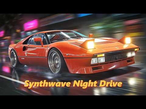 Midnight Turbo | Synthwave Night Drive Mix 2025 — No Vocals, 1.4H Background Music