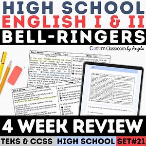 Reading Comprehension Bell Ringers ELA High School Countdown to Reading STAAR