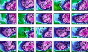 WXCharts shows a freeze set to descend over UK