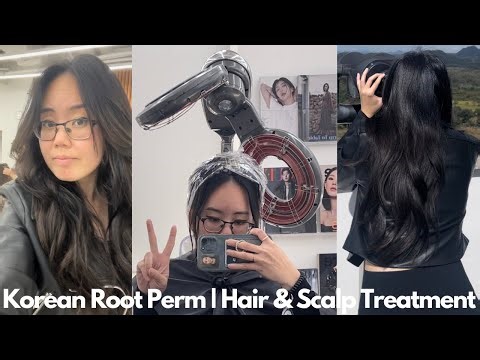 1st time doing a $250 Korean root perm, scalp treatment, hair treatment | Parkjun Beauty Lab |