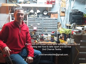 Penn Super Levelwind GTI 345 saltwater trolling reel how to take apart and service