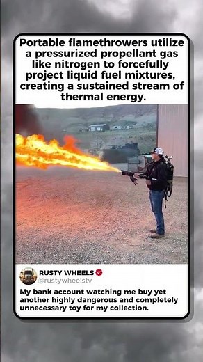 REAL LIQUID FUEL FLAMETHROWER