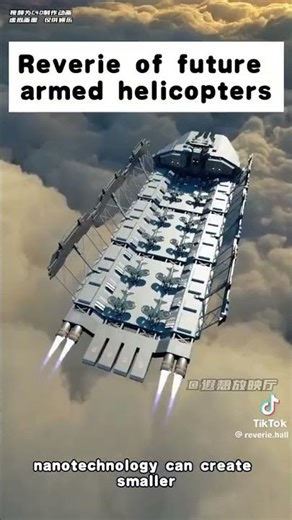 Reverie Of Future Armed Helicopters. #FutureMilitaryTech #MilitaryShorts #AIWeapons #dronetechnology