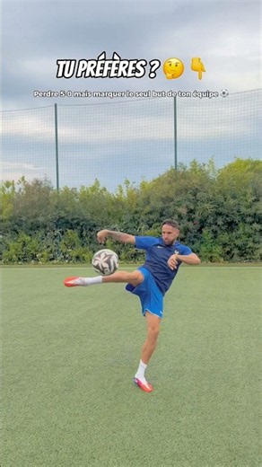 Tu choisis quoi ? 0-1 ❌ ou 1-5 ⚽️ ? 🤔👇