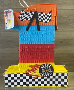 Custom Race Car Themed Number Pinata, Birthday Party Decoration, Checkered Flags, Wild Racer Start Your Engines First Bday Cars More Numbers - Etsy Canada