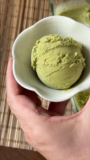 How to make Matcha Ice Cream #matcha #cooking #food