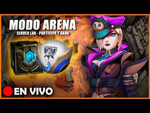 League of Legends pero modo Arena y el primer lugar se lleva orbes | LAN