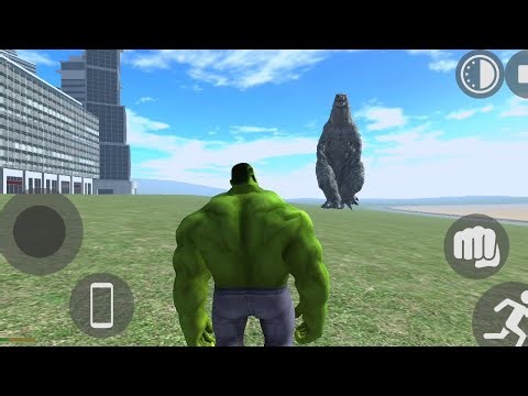 Hulk vs Godzilla in || Indian bikes driving 3D game
