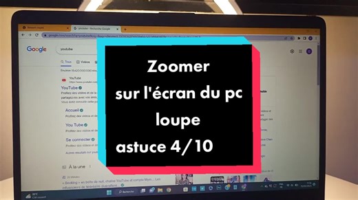 Comment zoomer sur ton pc. #tiktok #pc #tips #loupe #hack #senegalaise_tik_tok #france🇫🇷