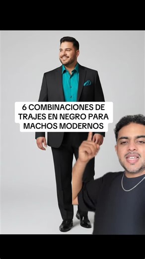 6 combinaciones modernas con traje negro que cambiarán tu forma de vestir ¿Quién dijo que el traje negro era aburrido? Te mostramos cómo combinarlo con camisas de colores modernos y atrevidos que te harán destacar en cualquier gala, matrimonio o evento elegante. 🎯 Sin cita, sin complicaciones. 🕘 Abiertos todos los días en Mac Iver 440, Santiago 💥 Tallas desde la 42 hasta la 58 ✨ Asesoría personalizada GRATIS Déjanos en los comentarios cuál es tu favorita. ¿Te atreves a salir del clásico blanc