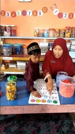 Learning number coding for PAUD children #coding #numbers #paud #fyp