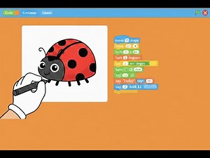 فيديو 05: رسم وتحريك حشرة بسيطة في سكراتش| How to Draw & Animate a Simple Bug Sprite in Scratch