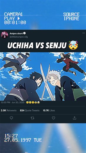 Uchiha vs senju 🤯