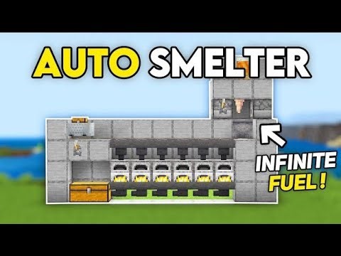 The EASIEST, BEST and MOST SIMPLE Super smelter in Minecraft Java & Bedrock 1.21!