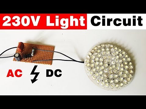 Power Supply Circuit for 230V LED Lamp Without a Transformer