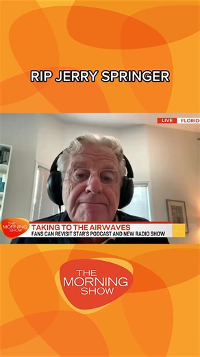 TV personality Jerry Springer, known for his controversial but popular talk show, has died at the age of 79. In one of his final TV interviews, he told The Morning Show what he hoped would happen when he made it to the Pearly Gates. @Jerry Springer Show #jerryspringer #jerryspringertv #jerryspringershow