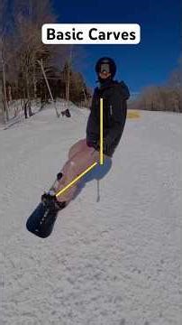 Basic Carving Tutorial #snowboarding #stowemt