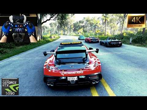 Mercedes AMG GT Black Series 2021 VS Track Toys - Forza Horizon 5 | Moza R9 KS Pro GT Steering Wheel