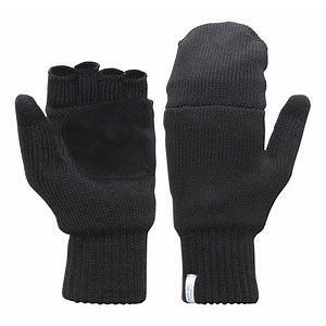 Women’s Fingerless Gloves | Merino Knit Convertible Mittens