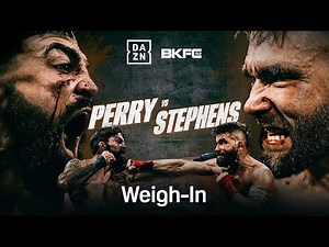 MIKE PERRY VS. JEREMY STEPHENS | BKFC WEIGH IN LIVESTREAM