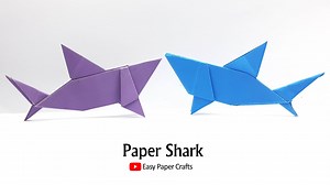 4.8K views · 173 reactions | How to Make Paper Shark Step by Step. Easy Origami Shark Making For Kids | Creative Art & Craft Ideas | Facebook
