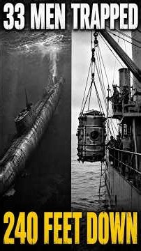 33 Men Trapped Underwater — Then This Rescue Machine Arrived #documentary #shortsfeed