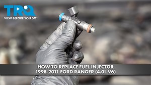 How to Replace Fuel Injectors 1998-2011 Ford Ranger 40L V6