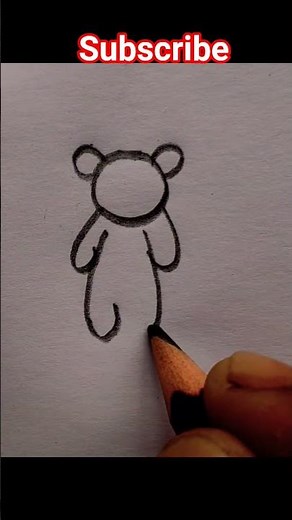 How to Draw a Cute Bear 🐻 Easy Step by Step | Ravi Arts