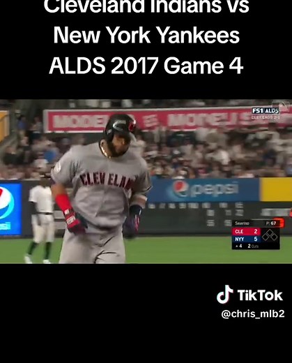 Cleveland Indians vs New York Yankees ALDS 2017 Game 4 #guardians #yankees #fyp #parati #beisbol #mlb