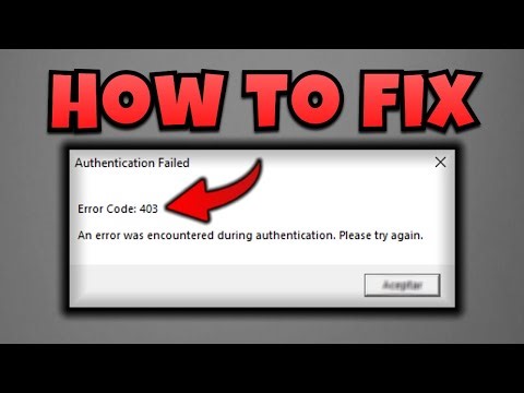 Roblox Error Code 403: Authentication Failed? (PC & Laptop)