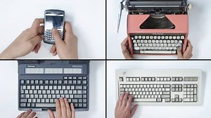 A performance of iconic keyboards through the ages. | The Verge