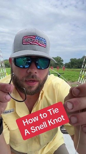 Kody Kennedy (@kody._kennedy) - This is how I tie my snell knots! This knot is super strong, and highly effective when using circle hooks! #fishing #fishingtips #fishingknot #fishinghacks #fishinghook