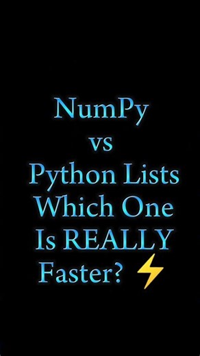 Python Lists vs NumPy Arrays — The Difference Will Surprise You! 🤯