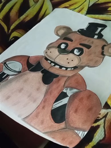 Dibujo de Freddy Fasbear de Five Nights at Freddy's