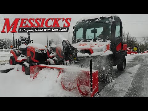 Kubota RTV-x1100 with V5296 Snow Blower. Demo and Review. ❄🌨