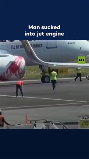 operationdefence on Instagram: "Flights were suspended at Milan Bergamo Airport after 35-year-old Andrea Russo was killed when he was pulled into a Volotea jet engine. Reports say he wasn’t a passenger or staff member. Witnesses claim he drove the wrong way into the terminal, ran through an emergency door and intentionally approached the engine as the plane prepared for takeoff."