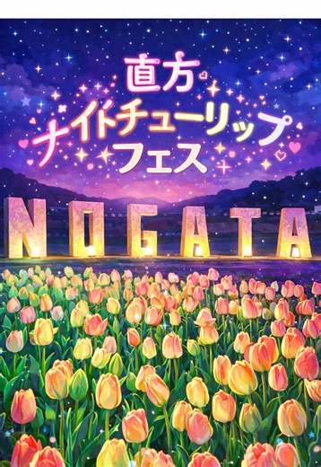 夜だけの特別な景色…🌙✨チューリップが光に包まれる幻想空間💐💫 【直方ナイトチューリップ🌷】昼とはまったく違うロマンチックな世界🥺💖写真も動画も映え確定📸✨ デートにも友達とも絶対おすすめ👫💗この季節しか見れない絶景、見逃さないで👀🌈 📍直方市🌙ナイト限定の感動体験✨ #直方ナイトチューリップ #ナイトイベント #映えスポット #九州おでかけ #春デート
