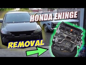 HOW TO: 2006-2011 8th gen HONDA CIVIC ENGINE REMOVAL
