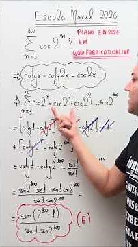 NAVAL SCHOOL 2026-CSC TELESCOPIC SUM QUESTION 2X #preparatorioescolanaval #efomm #escolanaval